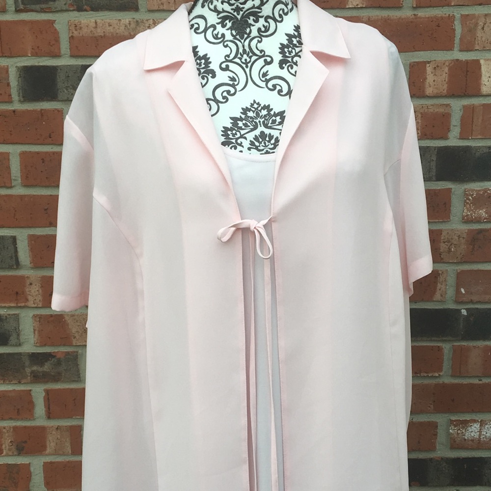 Casual Corner Tank Top and Blouse Combo. Size 3X.